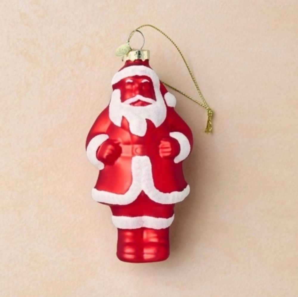 John Derian for Target 2025 Signature Glass Santa Ornament